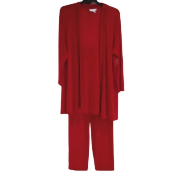 Destinations pant suit by Mava XS/S RED dressy - Picture 1 of 13